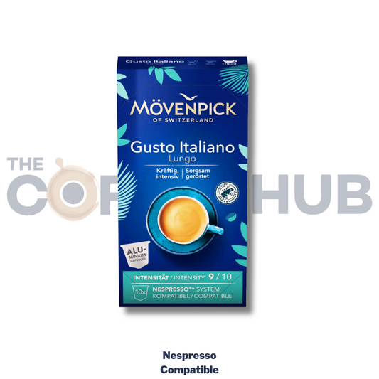 Movenpick Nespresso Compatible Gusto Italiano Lungo- 10 Capsules
