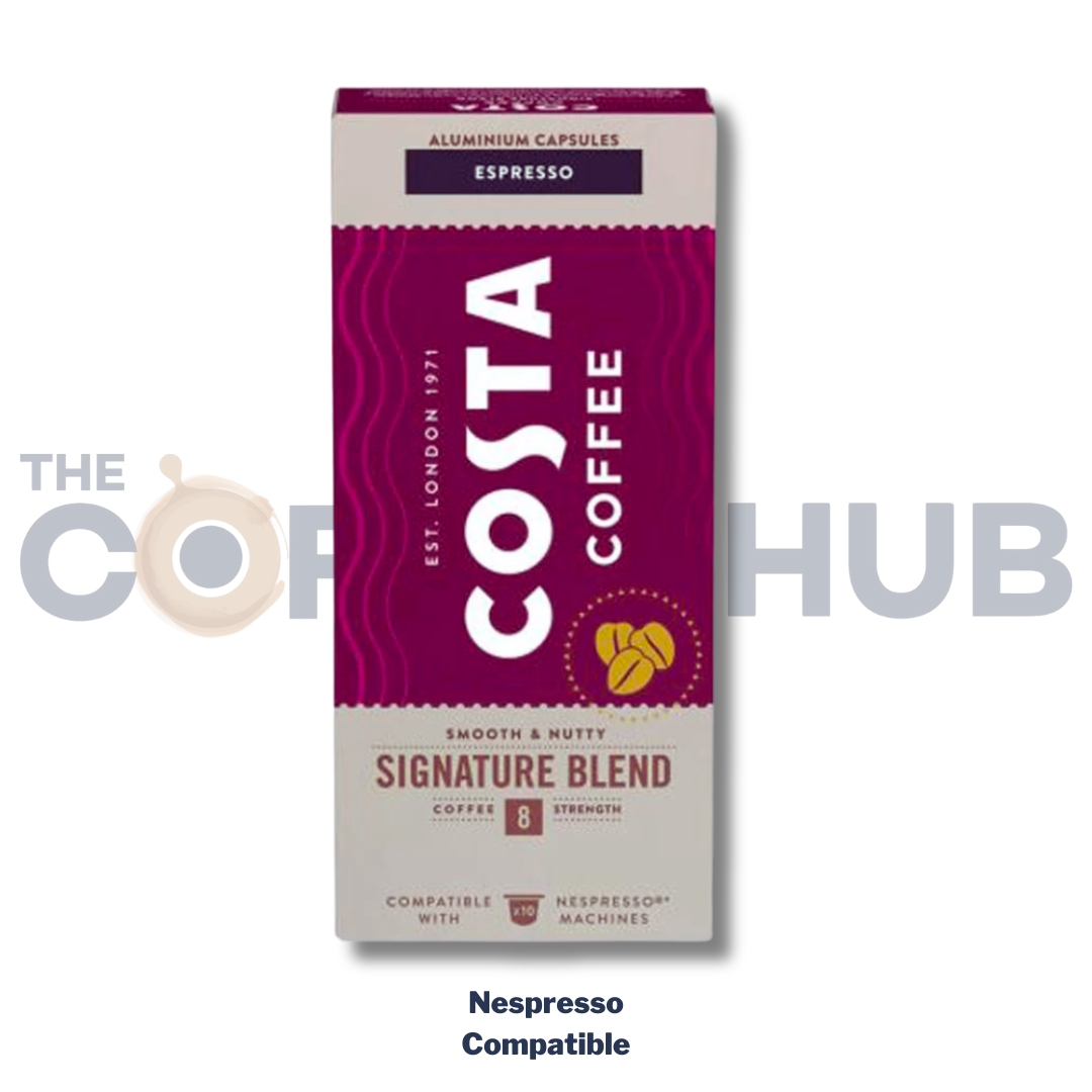 Costa Signature Blend Espresso 10 Capsules The Coffee Hub