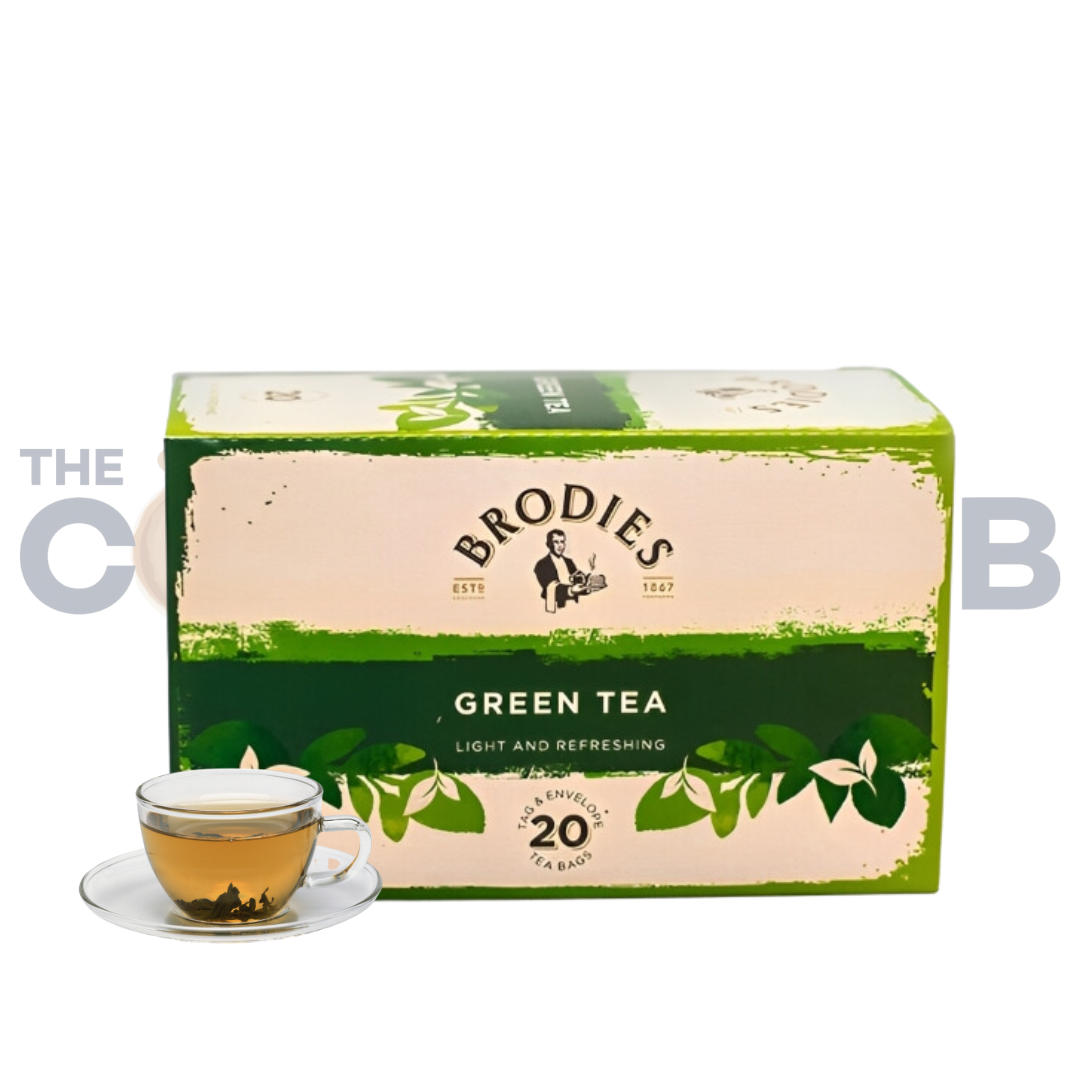 Brodies Green Tea 20 Teabags The Coffee Hub