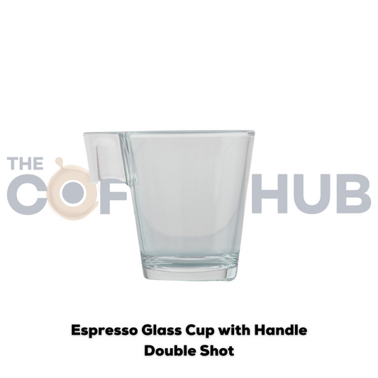 TMH Espresso Glass Cup with Handle -Double Shot