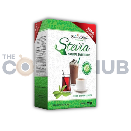 Sweet & Slim No Calories Sweetener- Stevia - 50 Sachets