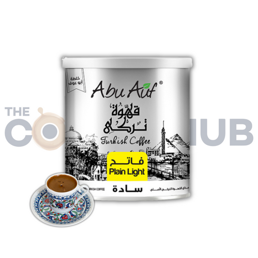 Abu Auf Turkish Coffee Light Roast Plain -250 gm