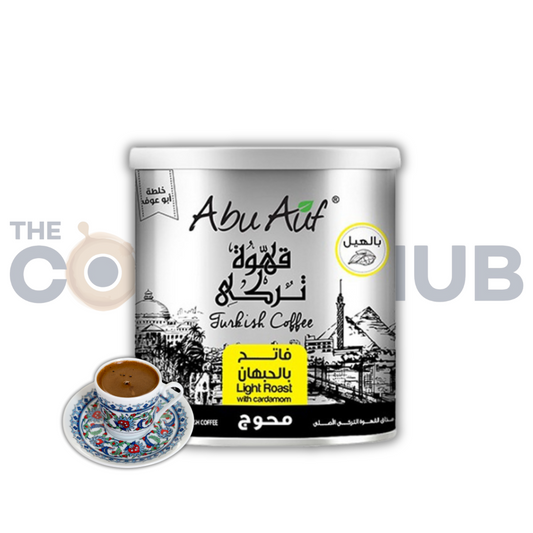 Abu Auf Turkish Coffee Light Roast Blended with cardamom -250 gm
