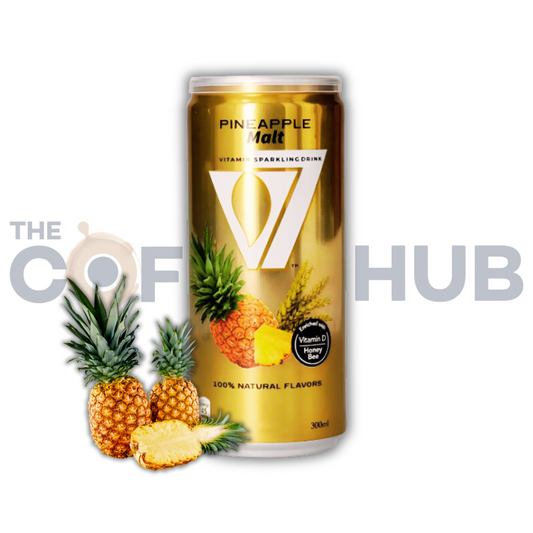 V7 Vitamin Sparkling Drink - Pineapple Malt -330 ml
