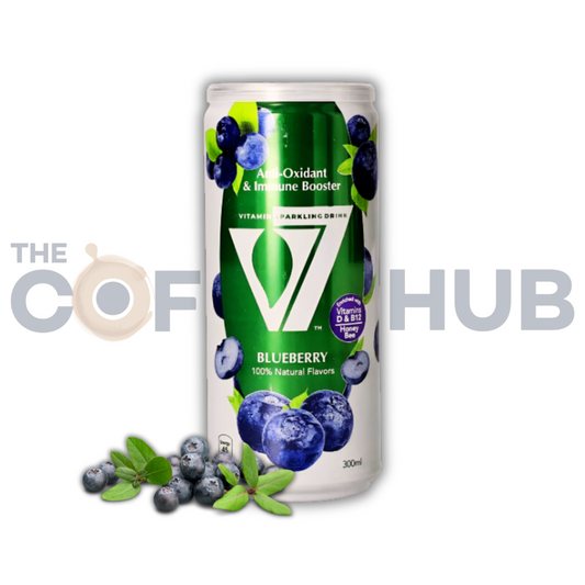 V7 Vitamin Sparkling Drink - Blueberry -330 ml