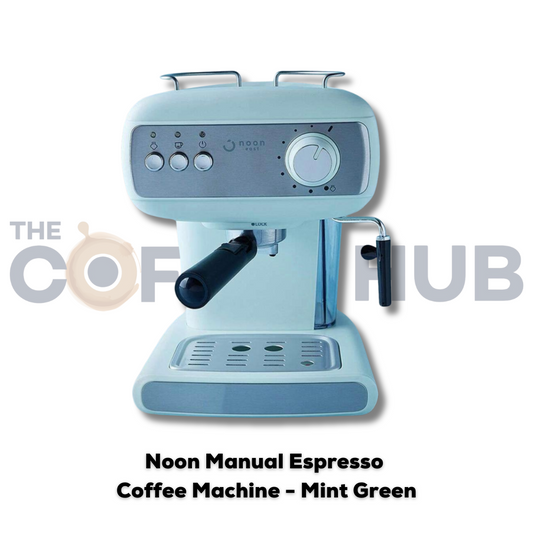 Noon Manual Espresso Coffee Machine - Mint Green