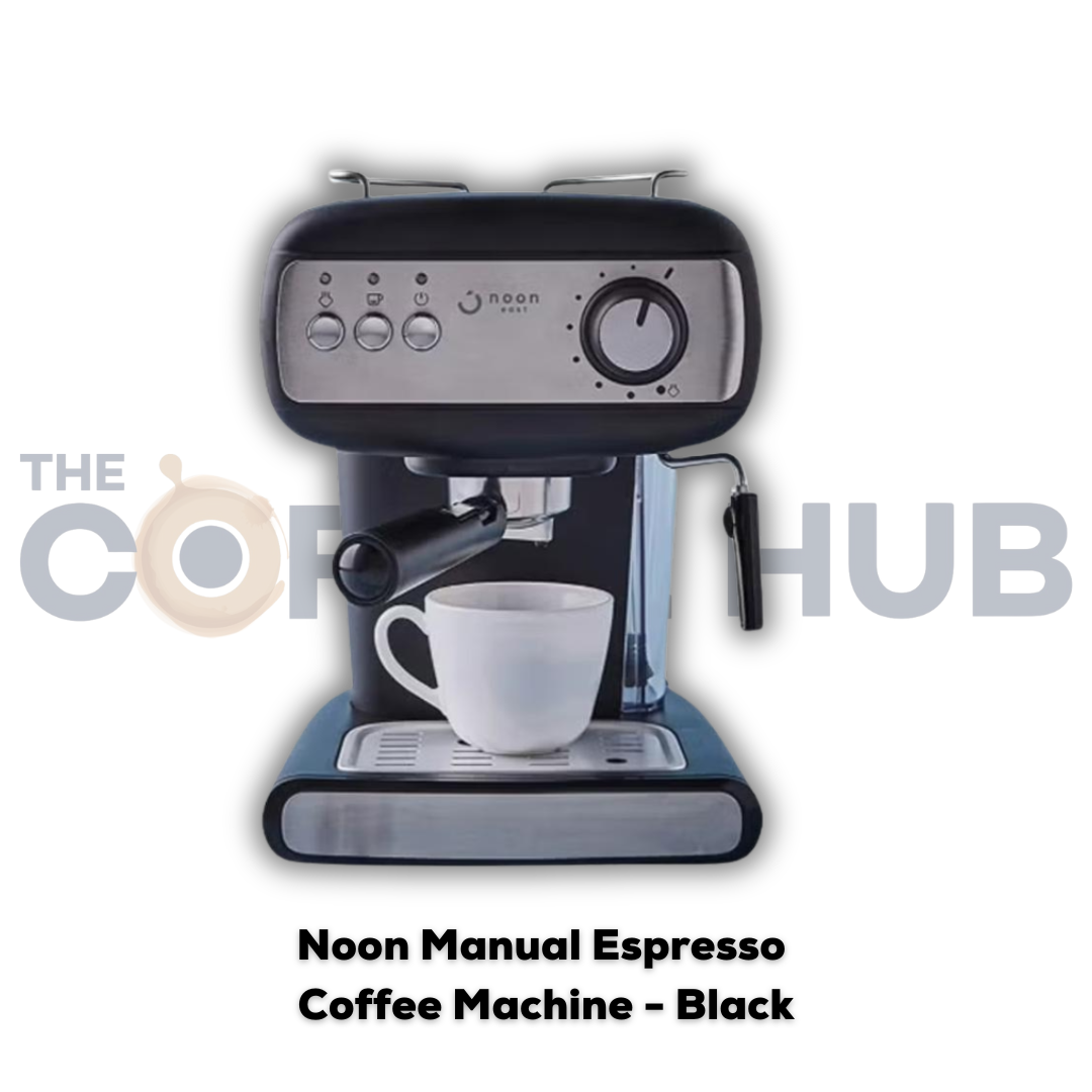 Machine Noon Noon Manual Espresso Coffee Machine - Black | Noon – The Coffee Hub