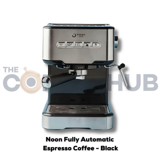 Noon Fully Automatic Espresso Coffee Machine - Black/Silver