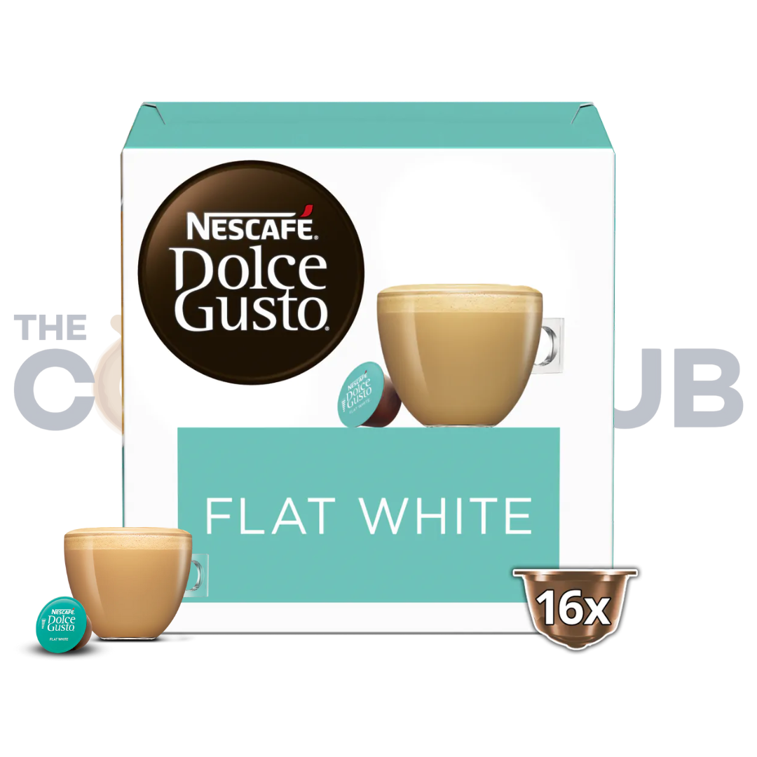 Nescafe Dolce Gusto Flat White Coffee Capsules 16 Pack 187g