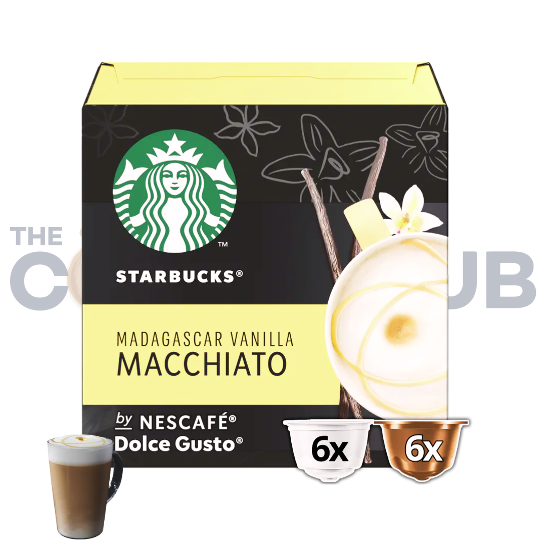 Starbucks Dolce Gusto Compatible Madagascar Vanilla Macchiato -12 Capsules