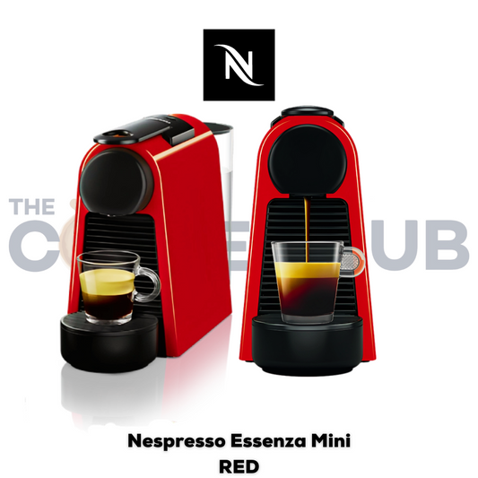 Nespresso Essenza Mini Red -Machine (+ 14 FREE assorted capsules)