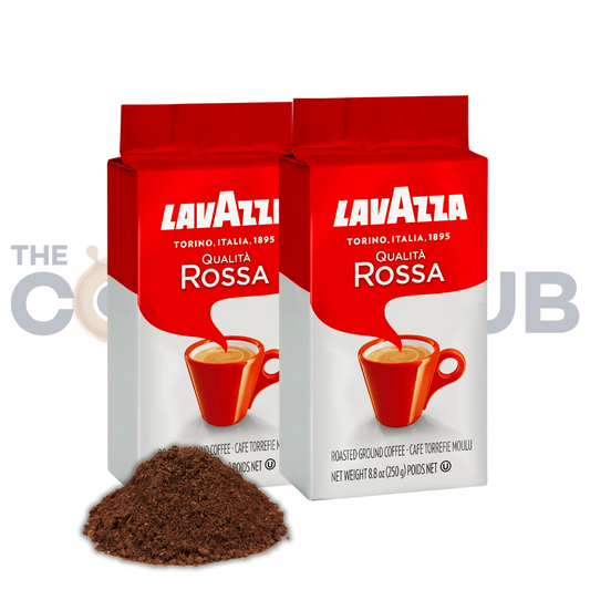 Lavazza Qualita Rossa ground Coffee -250 gm  (Pack of 2)