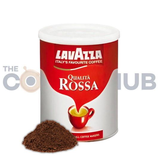 Lavazza Qualita Rossa ground Coffee -Tin 250 gm