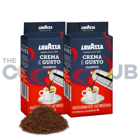 Lavazza  Crema E Gusto RISVEGLIO Classico ground coffee -250 gm  (Pack of 2)