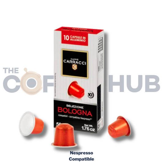 Caffe Carracci Nespresso Compatible  Bologna- 10 Capsules