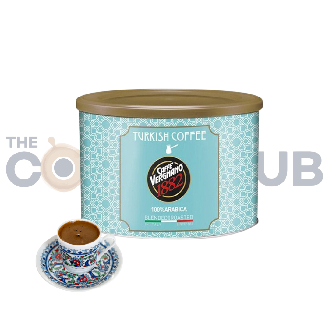 Caffè Vergnano Turkish Coffee Tin -125 gm – The Coffee Hub