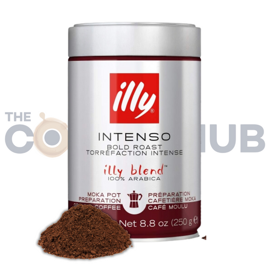 Illy Ground Coffee Espresso - Intenso (bold Roast) -250 gm