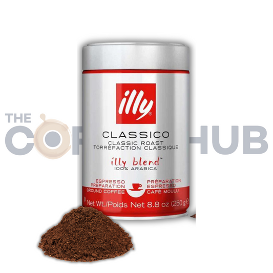 Illy Ground Coffee Espresso - Classico (Classic roast) -250 gm