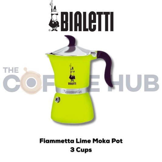 Bialetti Fiammetta Lime Moka Pot -3 Cups