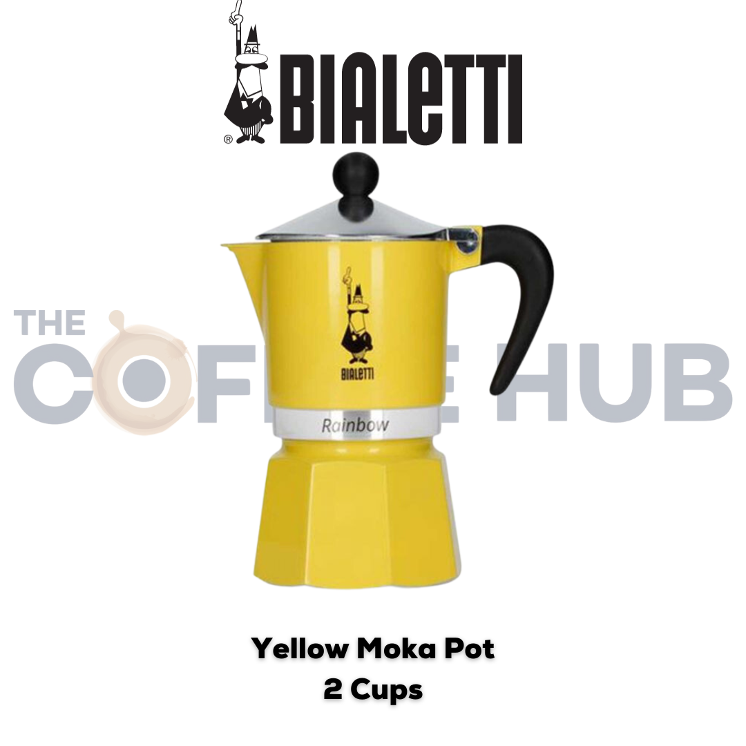 Bialetti Yellow Moka Pot -2 Cups