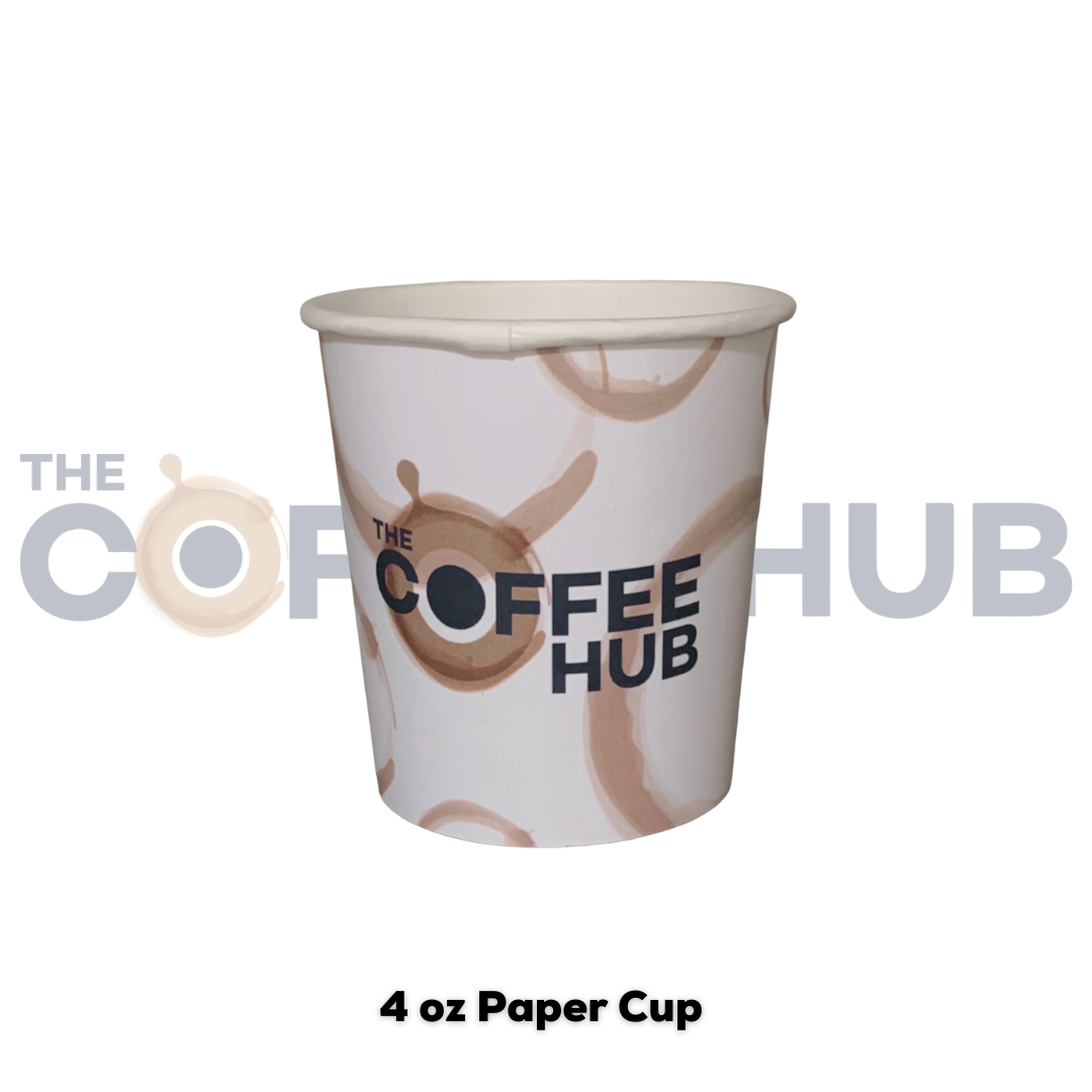 TMH 4 oz Paper Cup -50 cups – The Coffee Hub