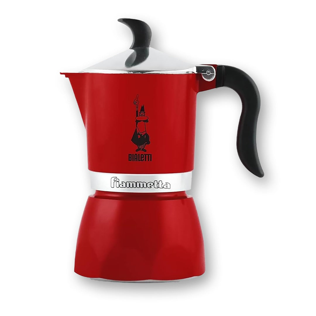 Bialetti Fiametta Red Moka Pot -3 Cups