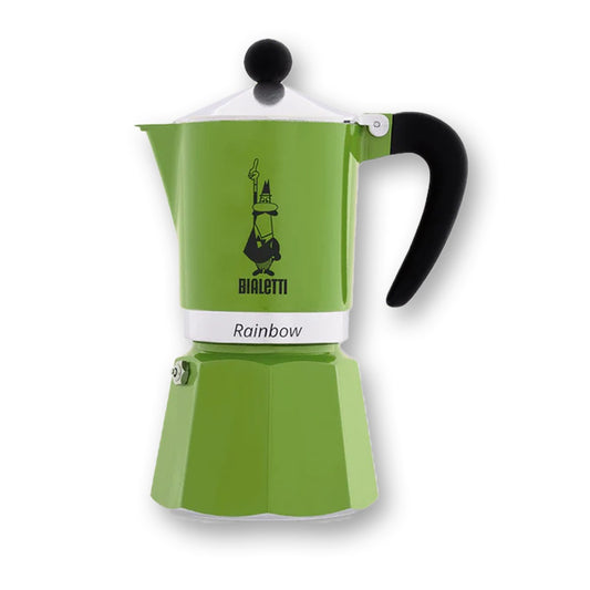 Bialetti Rainbow Green Moka Pot -3 Cups