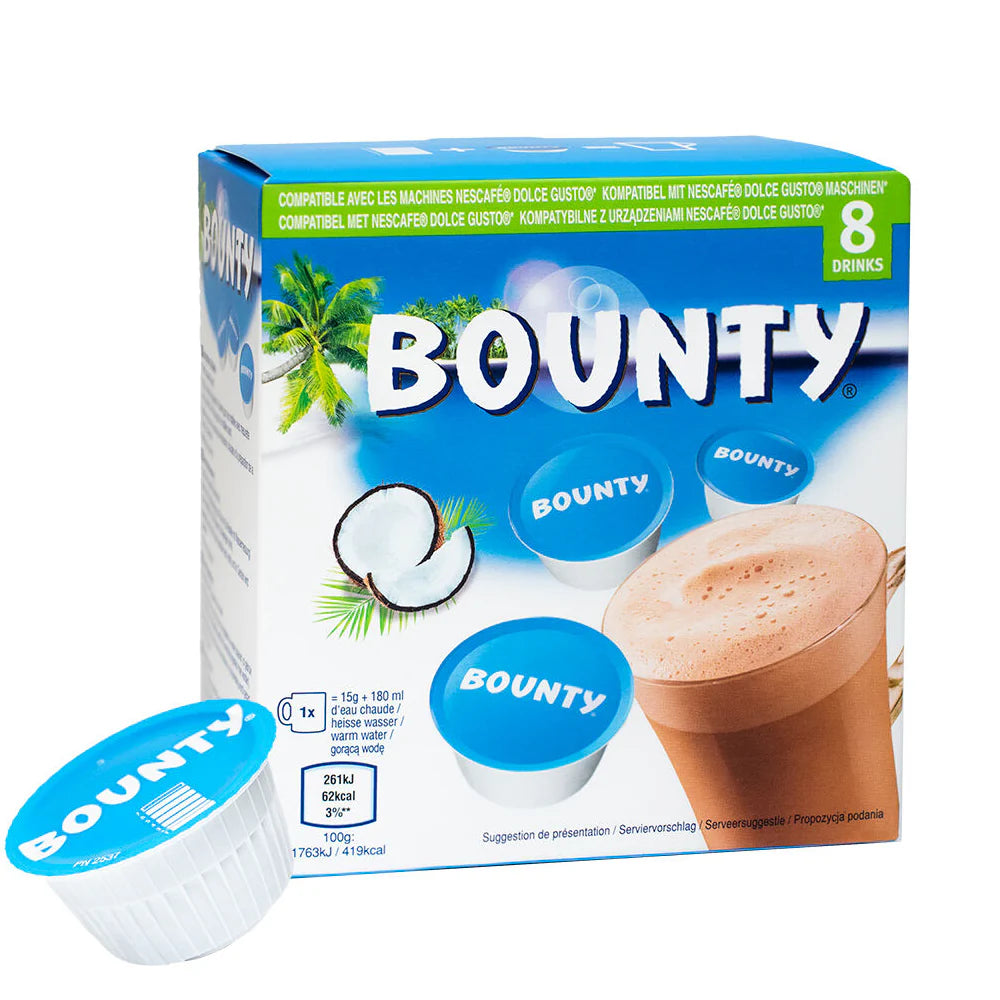 Bounty Dolce Gusto Compatible Hot Chocolate -8 Pods