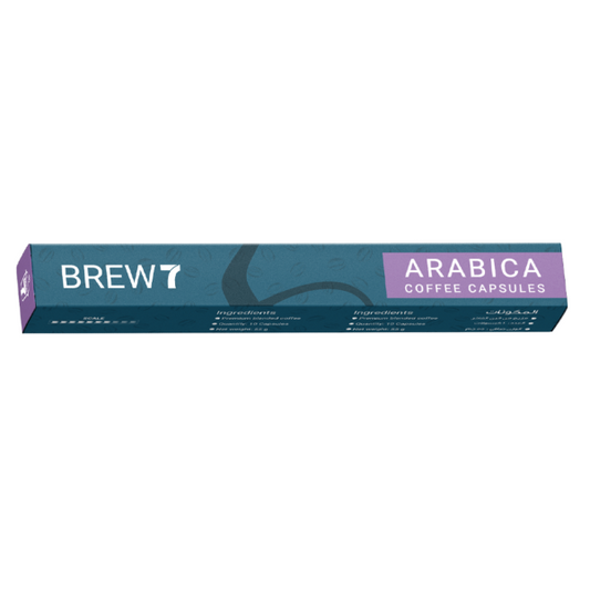 Brew7 Arabica Nespresso Compatible Coffee Capsules -10 Capsules