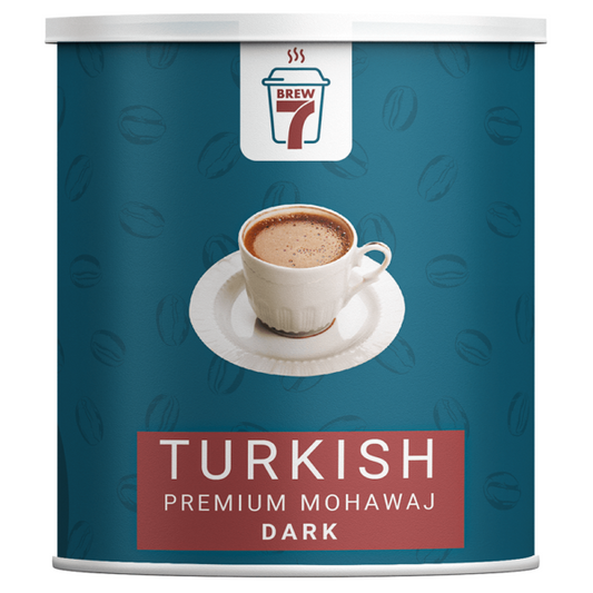 Brew7 Turkish Coffee Premium Mohawaj Dark - 200 gm