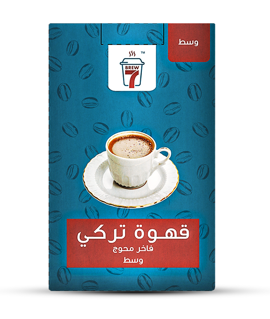 Brew7 Turkish Coffee Premium Mohawaj Medium - 100 gm