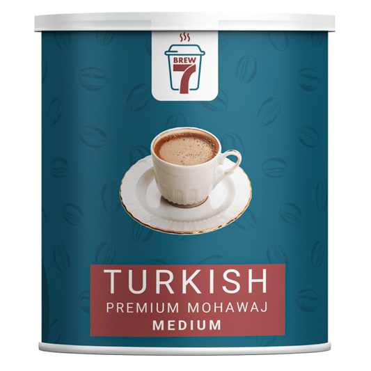 Brew7 Turkish Coffee Premium Mohawaj Medium - 200 gm