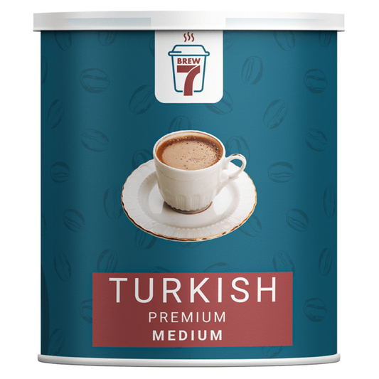 Brew7 Turkish Coffee Premium Plain Medium - 200 gm