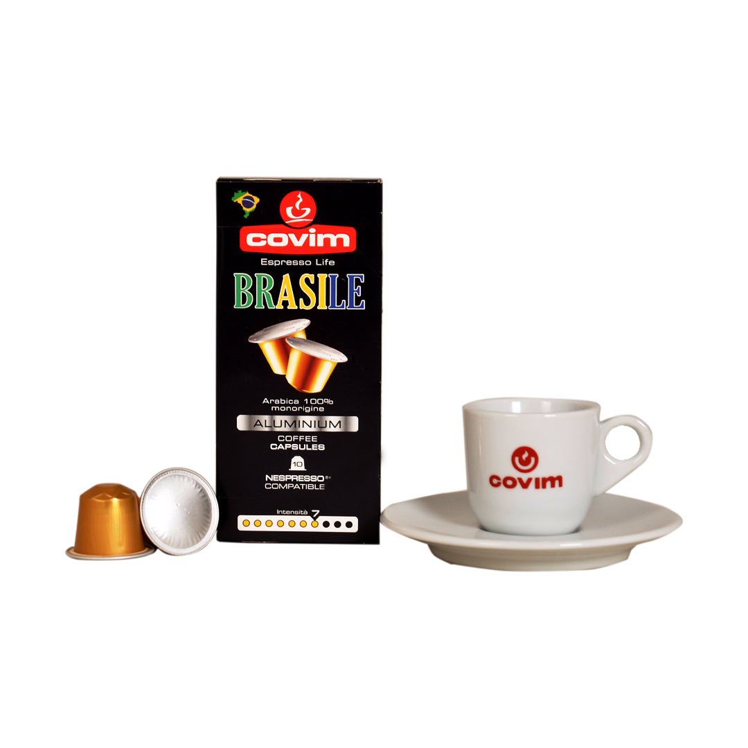 COVIM Nespresso Compatible BRASILE - 10 Capsules