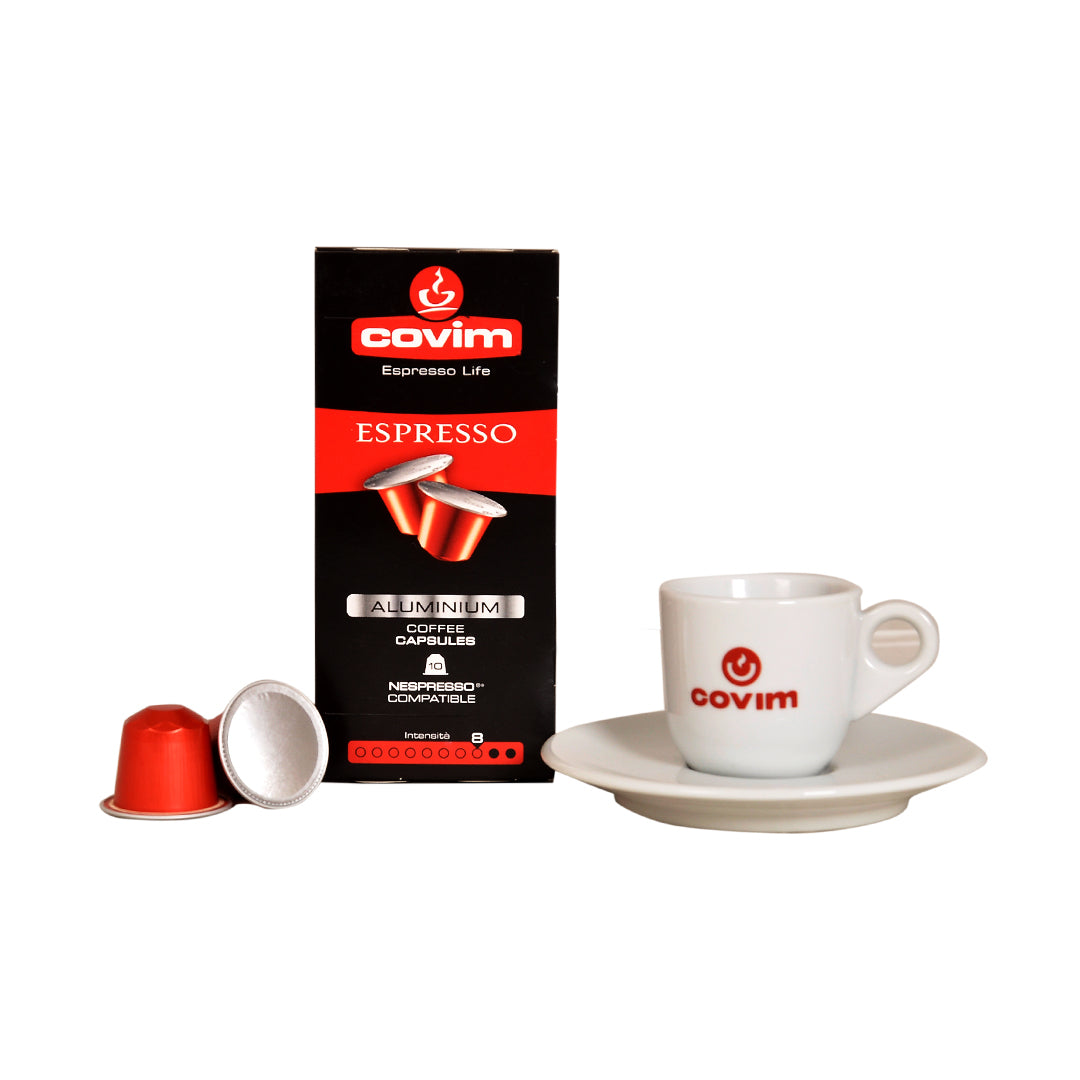 COVIM Nespresso Compatible ESPRESSO - 10 Capsules