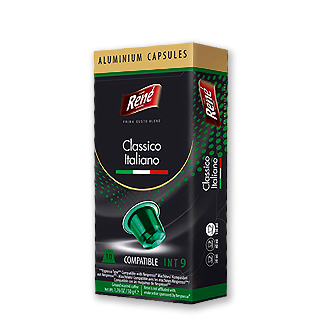 Café Rene Nespresso Compatible Classico Italiano -10 Capsules – The ...