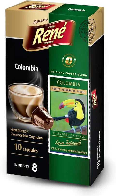 Café Rene Nespresso Compatible Colombia -10 Capsules – The Coffee Hub