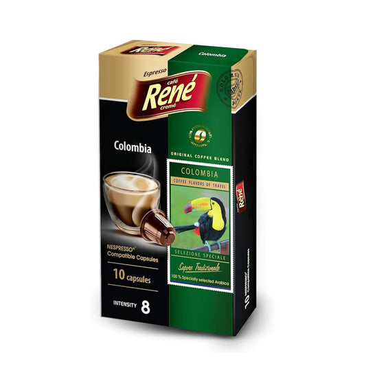 Café Rene Nespresso Compatible Colombia -10 Capsules