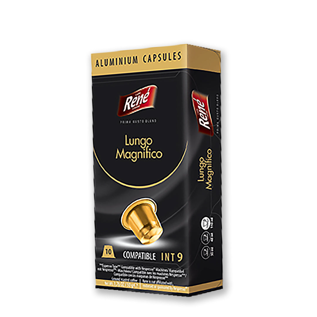 Café Rene Nespresso Compatible Lungo Magnifico -10 Capsules