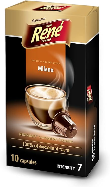 Café Rene Nespresso Compatible Milano -10 Capsules