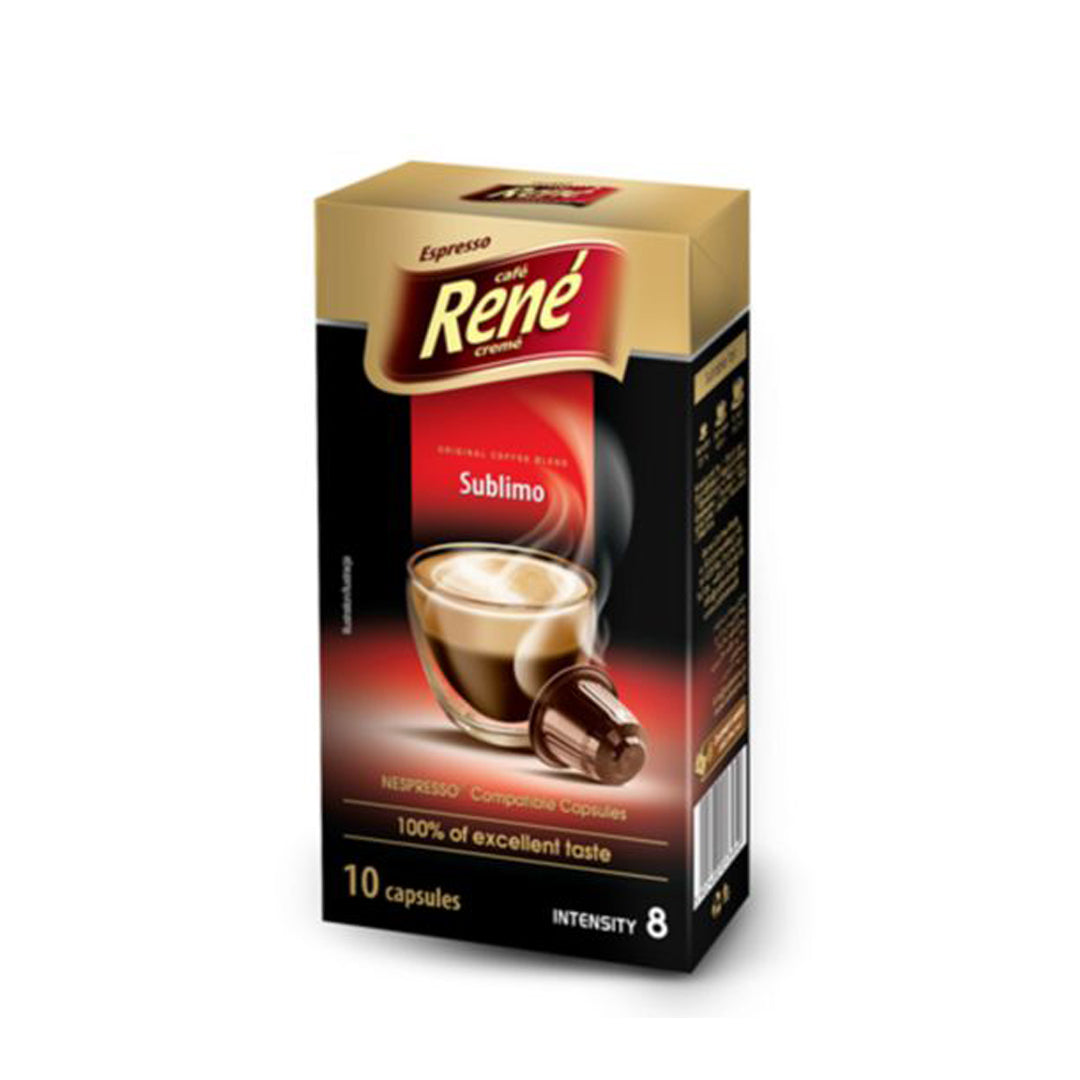 Café Rene Nespresso Compatible Sublimo -10 Capsules