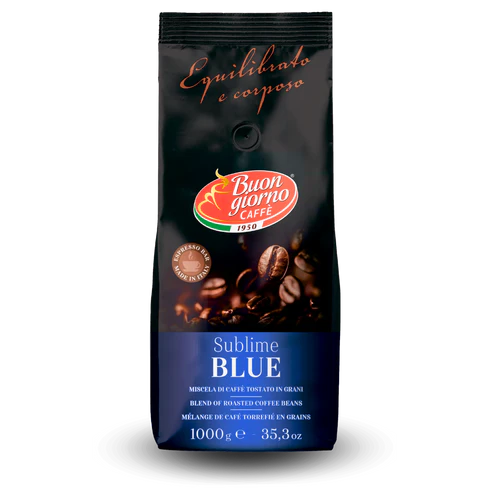 Caffè Buongiorno Sublime Blu Coffee Beans – 1kg