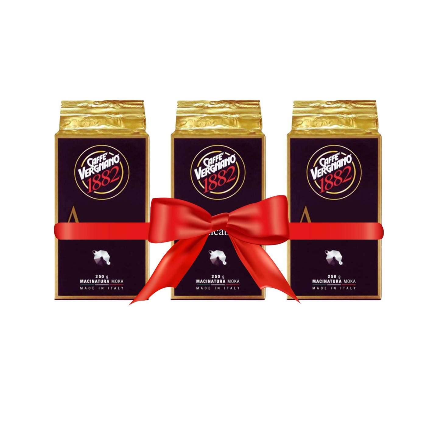 Caffè Vergnano AnticaBottega ground -250 gm - Pack of 3