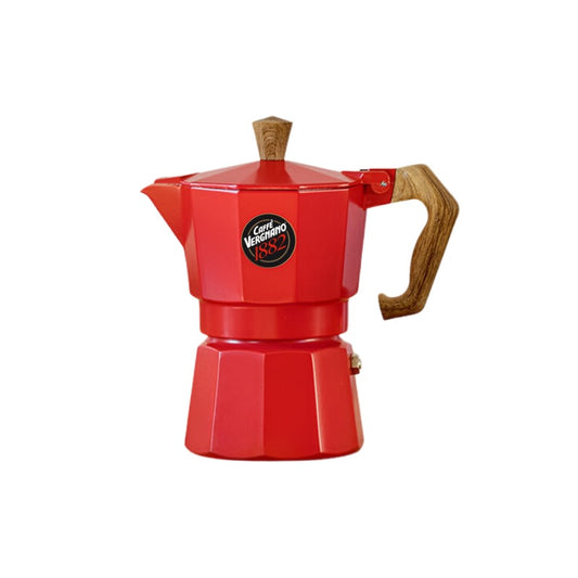 Caffè Vergnano Red Moka Pot -3 Cups