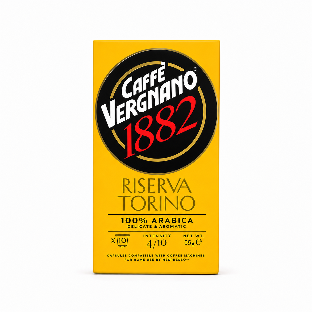 Caffè Vergnano Riserva Torino 100% Arabica Coffee - 10 Capsules