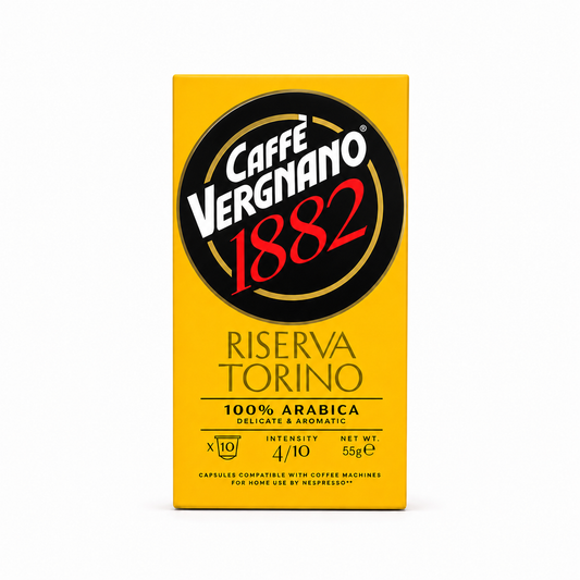 Caffè Vergnano Riserva Torino 100% Arabica Coffee - 10 Capsules