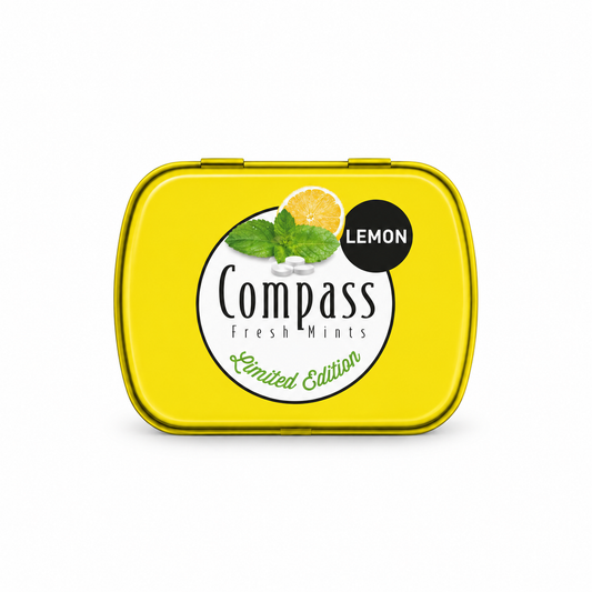 Compass Lemon Sugar Free Mints - 14 gm