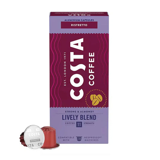 Costa Lively Blend Ristretto- 10 Capsules