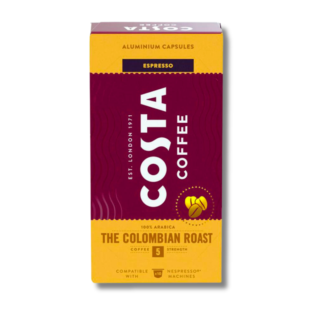 Costa Colombian Roast Espresso- 10 Capsules