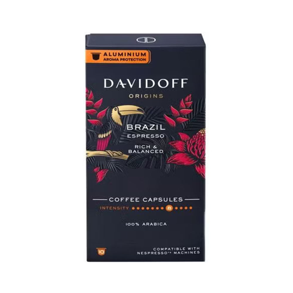 Davidoff Origins Nespresso Compatible Brazil -10 Capsules